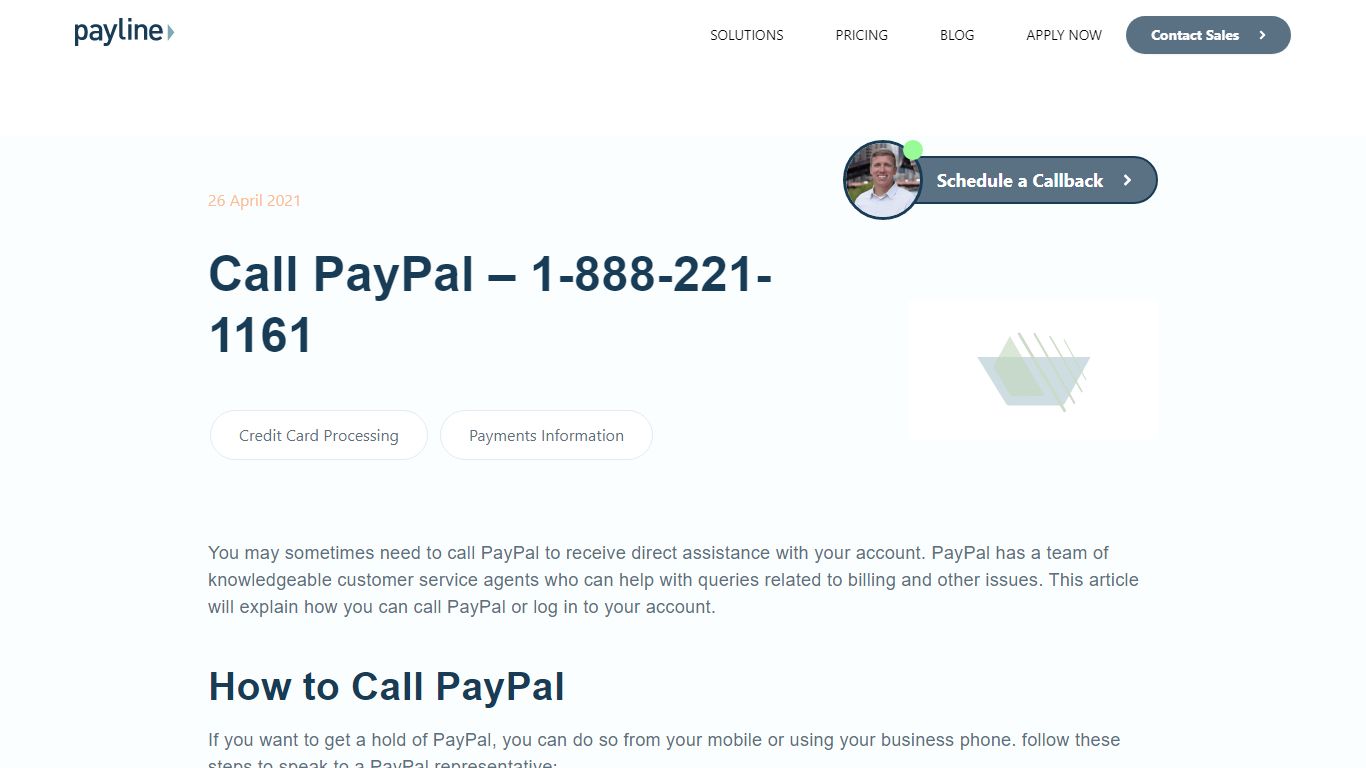 How to Call PayPal USA | Get Direct Assistance - paylinedata.com