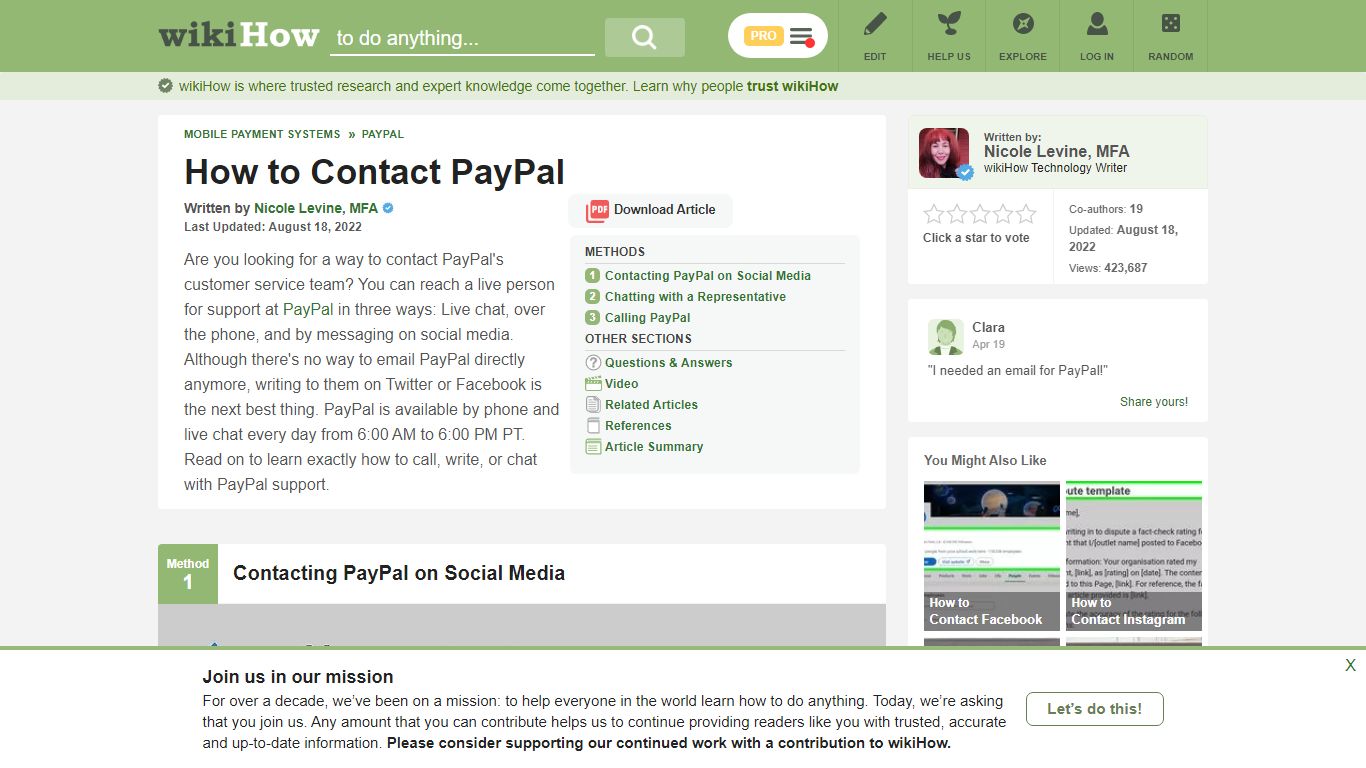 3 Ways to Contact PayPal - wikiHow